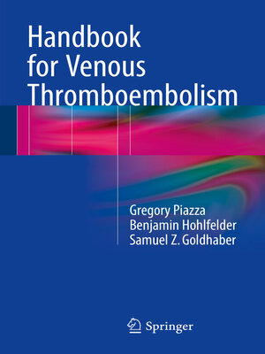 cover image of Handbook for Venous Thromboembolism